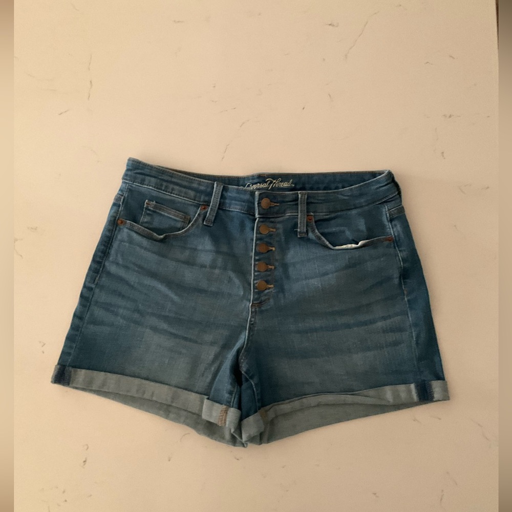 Universal thread high rise midi short